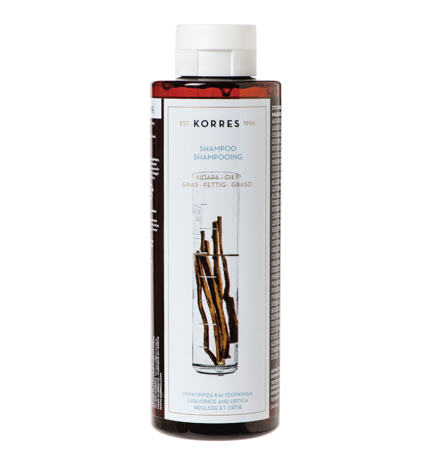 Liquorice Urtica shampoo oily hair