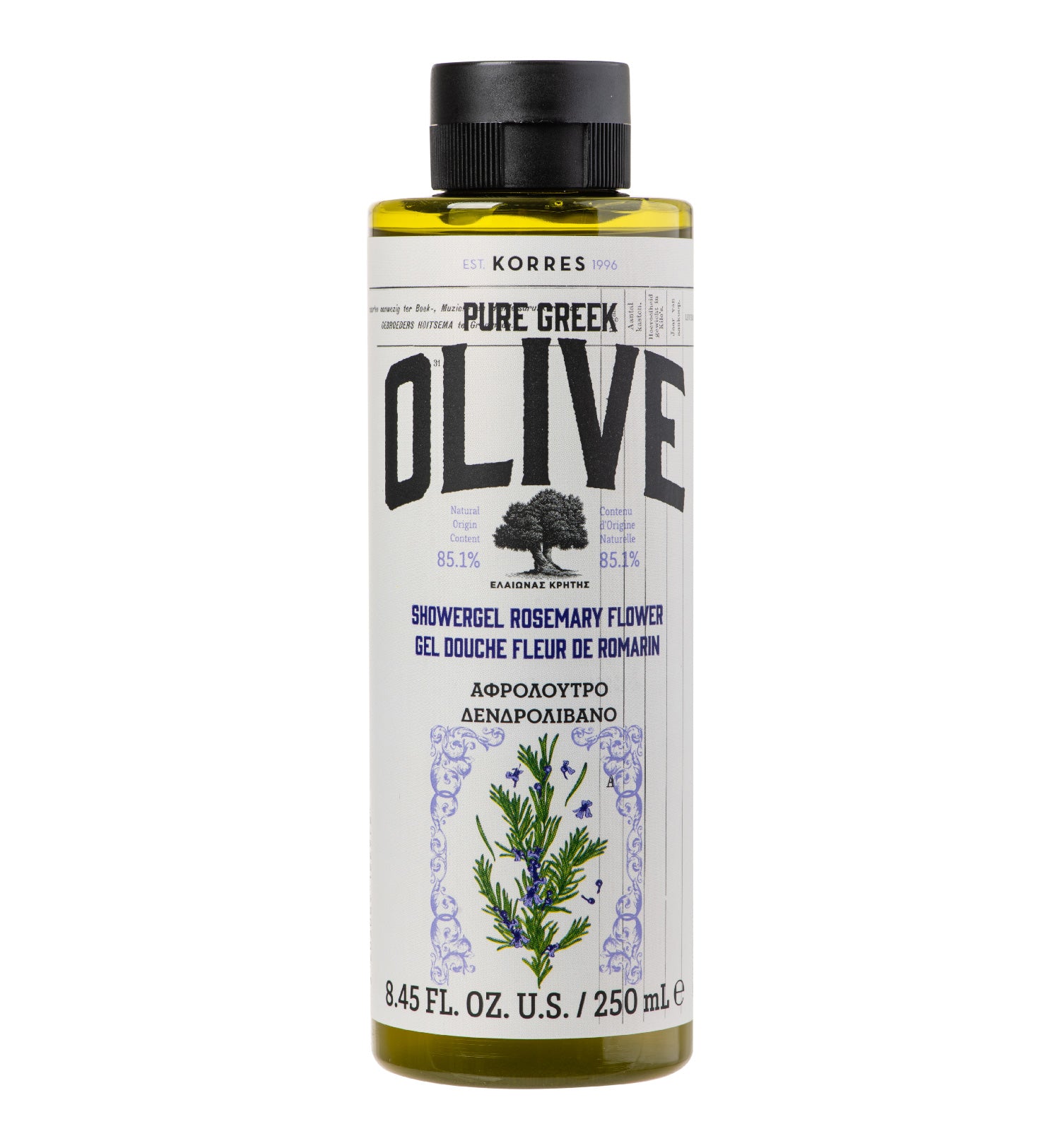 Pure Greek Shower Gel Rosemary Flower