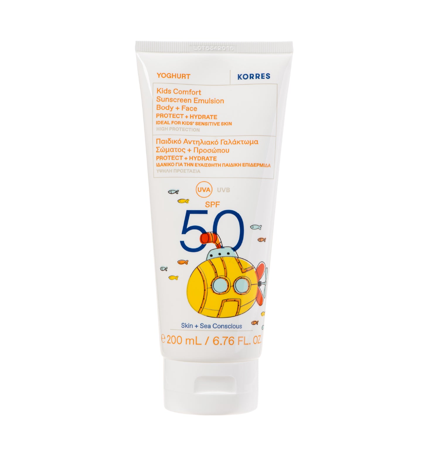 Yoghurt Comfort Sunscreen Emulsion Body + Face SPF 50