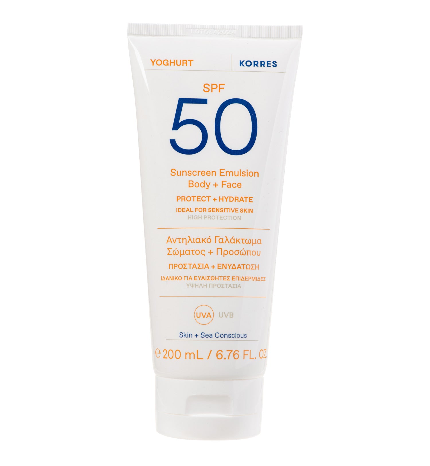 Yoghurt Sunscreen Emulsion Body + Face SPF50