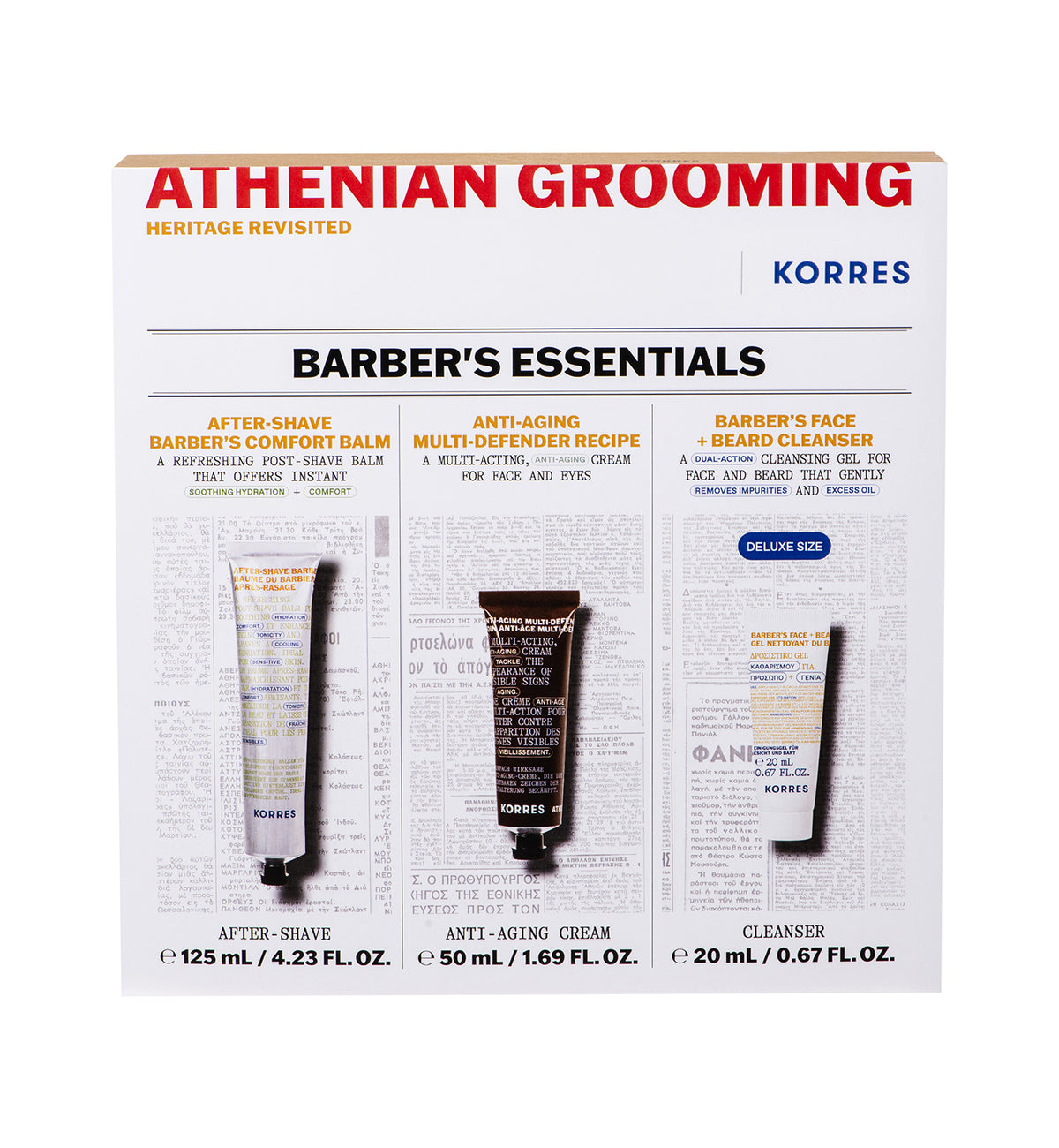 Athenian Grooming Barbers Essentials Set