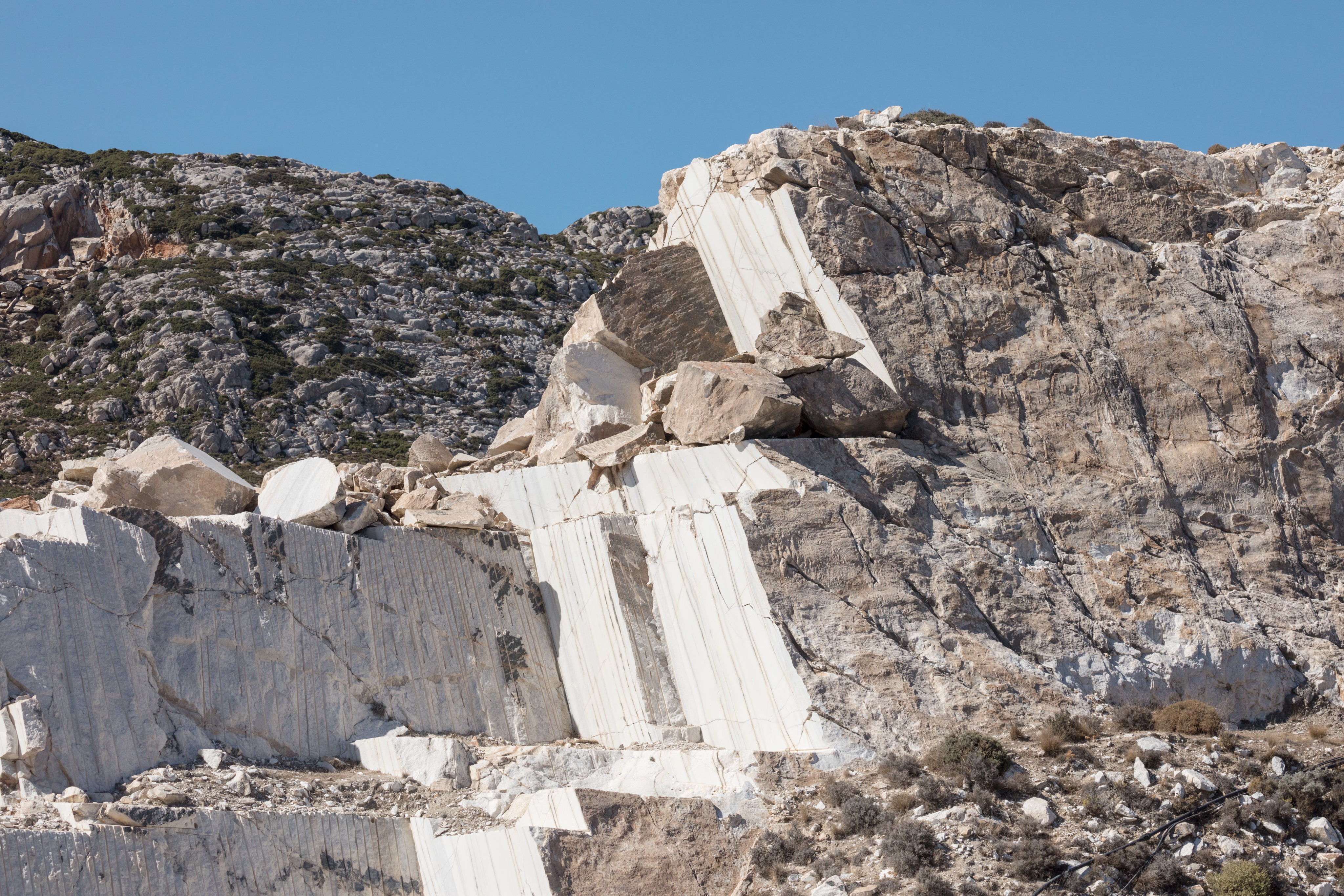 We Visited an Active Marble Quarry in Naxos