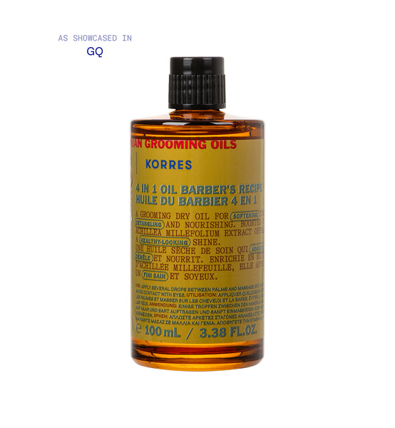 Athenian Grooming 4 in 1 Oil Barber's Recipe 100ml