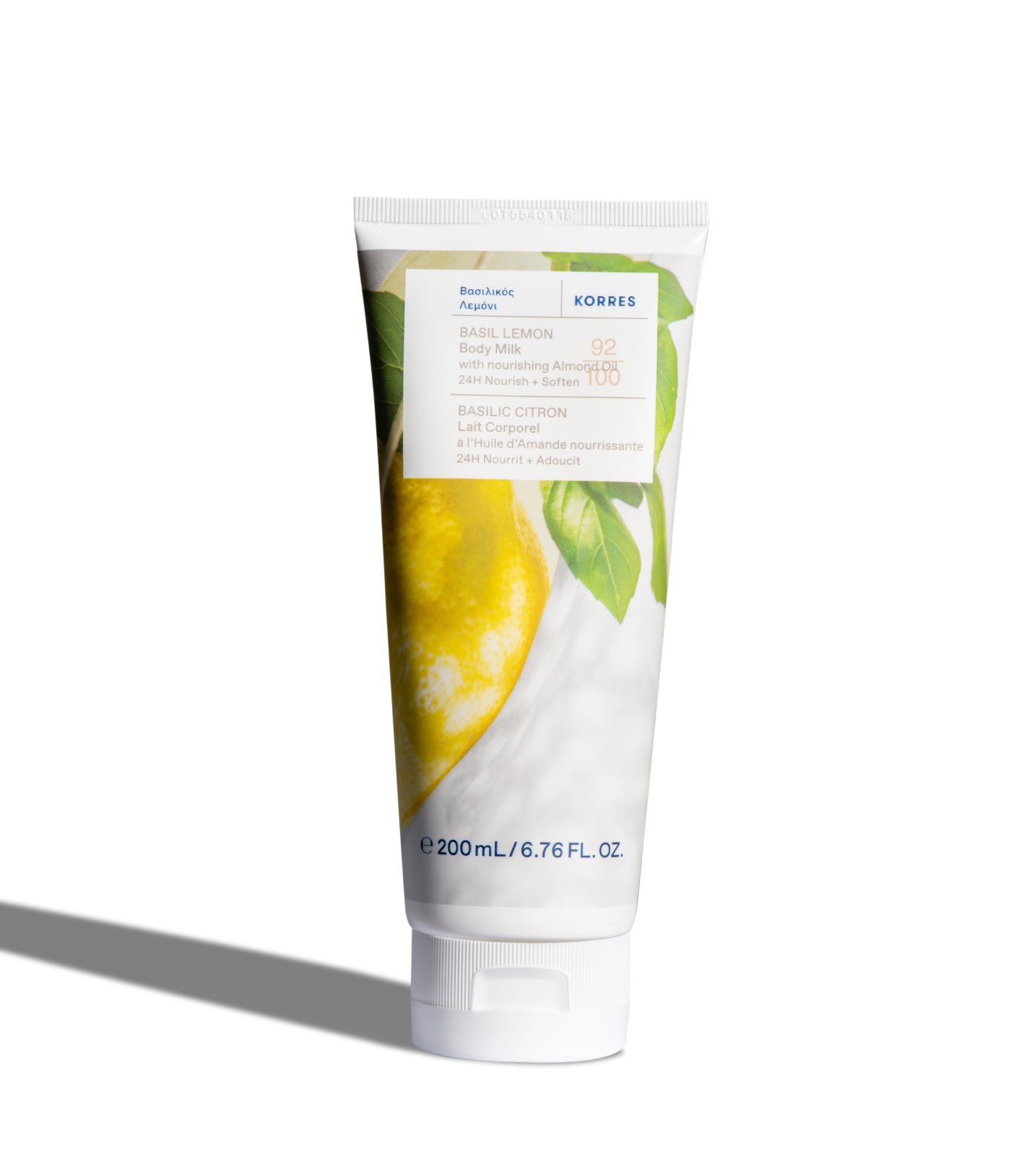 Body Milk Basil Lemon