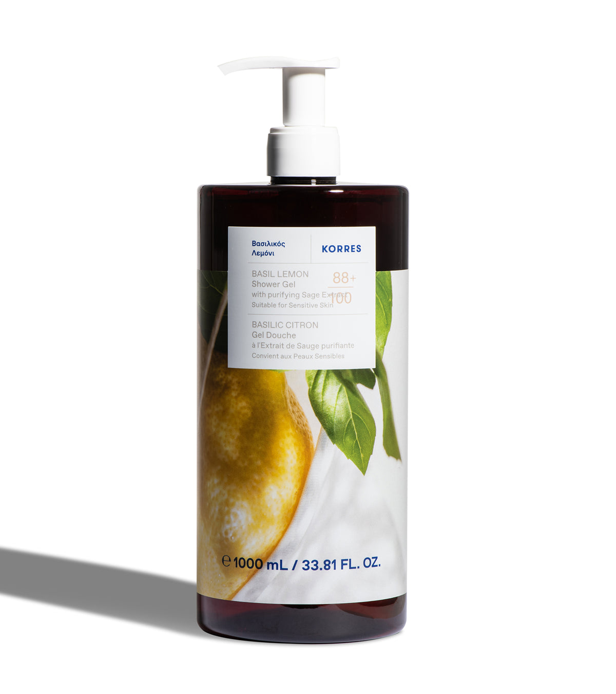 Shower Gel Basil Lemon